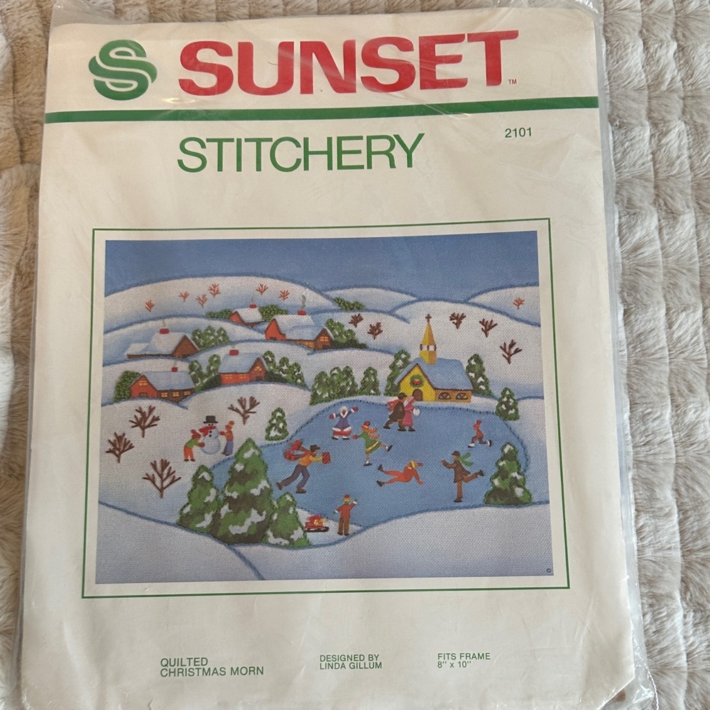 Sunset Stitchery Christmas Morn Kit